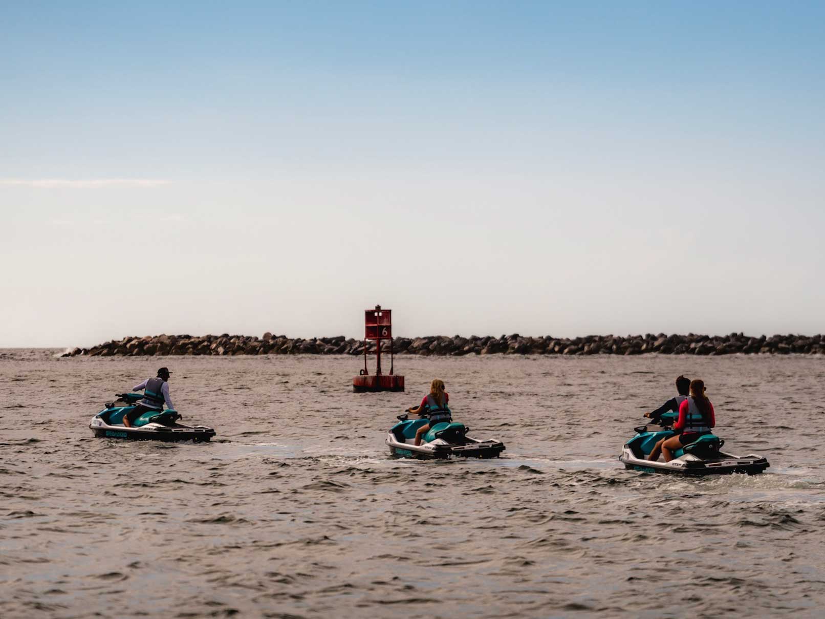 Panama City Beach’s Best Dolphin Tours & Jet Ski Tours 6 heritageex dolphin jetski 2 - Panama City Pontoon Rentals and Jet Ski Tours